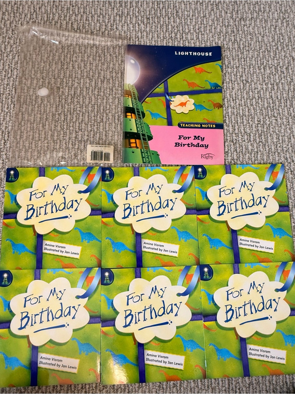 Rigby Lighthouse For My Birthday Guided Reading Set – 6 Books + Teaching Notes